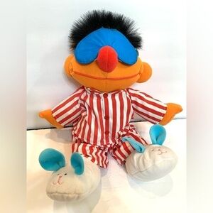 Tyco Sesame Street Sleep And Snore Ernie Talking & Singing Doll Working